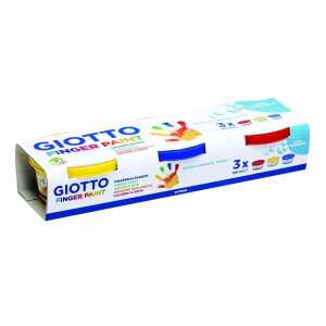 Fingerfarben 100ml 3Farben sortiert NERCHAU F530300 GIOTTO
