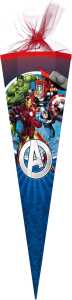 Nestler Schultüte Tüllv. 85 cm 6-eckig Avengers Marvel