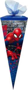 Nestler Schultüte Tüllv. 22 cm rund Spider-Man Marvel