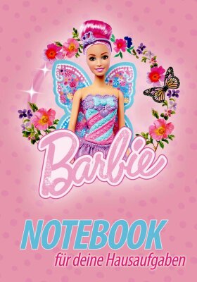 Nestler Hausaufgabenheft Barbie Feenprinzessin   Mattel  A5