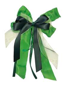 Nestler Geschenkschleife grün ca. 17 x 31 cm