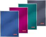 BRUNNEN 104349103 Heft Metallic A4 liniert extrastarker...