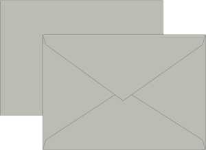 BRUNNEN Briefumschl.C5 grau 4003273669178