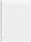 2026 Brunnen Spiralnotizbuch Premium A4 kariert anthrazit