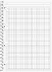 Brunnen Spiralnotizbuch Premium A4 kariert anthrazit