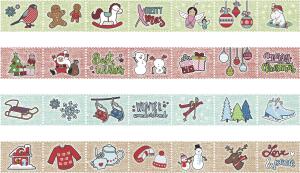 Deko Tapes Stamp Weihnachten Rollen 24 m x 255 mm