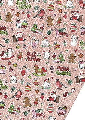 HEYDA 204771729 Motivkarton Patches Xmas 50 x 70 cm