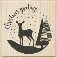 HEYDA 211801420 Stempel Weihnachten Christmas Greetings...