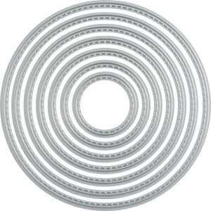 KNORR PRANDELL Stanzschablone Stitches rund Ø 35 - 112 mm Metall