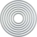 KNORR PRANDELL Stanzschablone Stitches rund Ø 35 -...