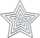 Stanzschablone Stitches Stern 20 x 20 mm - 128 x 128 mm Metall