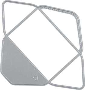 KNORR PRANDELL Stanzschablone Briefumschlag Mini 145 x 177 mm Metall