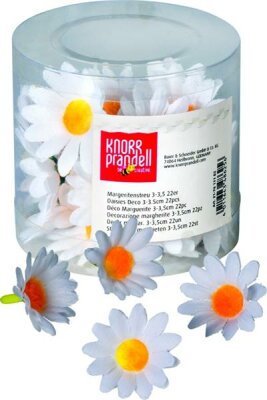 KNORR PRANDELL 217611102 Dekostreu Blumen Margeriten Ø 3 - 35 cm Kunststoff weiss gelb