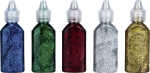 Glitter Glue Basic metallic Glitter in silber gold rot...