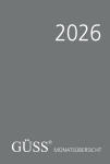 2026 Güss Monatsübersicht geheftet DIN A5