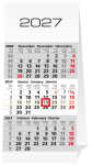 2027 GÜSS Drei-Monats-Tischaufstellkalender