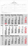 2027 GÜSS 3-Monatskalender