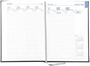 2026 Güss EURO-Timer 24x17cm 1 W. = 2 S. Einband Tucson schwarz