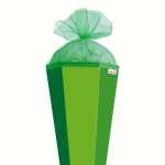 Roth Schultüte 85cm eckig Basteltüte grün