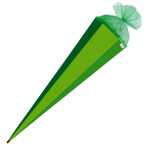 Roth Schultüte 85cm eckig Basteltüte grün