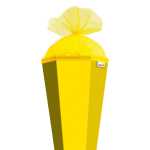 Roth Schultüte 85cm eckig Basteltüte gelb