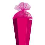 Roth Schultüte 85cm eckig Basteltüte pink