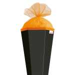 Roth Schultüte 85cm eckig Basteltüte schwarz