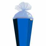 Roth Schultüte 85cm eckig Basteltüte pazifikblau