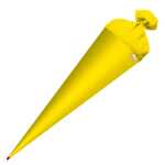 Roth Schultüte 70cm rund Basteltüte gelb