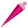 Roth Schultüte 70cm rund Basteltüte pink