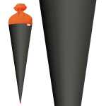 Roth Schultüte 70cm rund Basteltüte schwarz