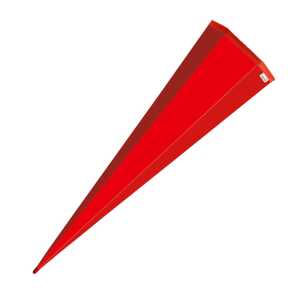 Roth Schultüte 85cm eckig Basteltüte rot