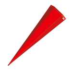 Roth Schultüte 85cm eckig Basteltüte rot