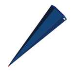 Roth Schultüte 85cm eckig Basteltüte ultramarinblau