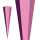 Roth Schultüte 85cm eckig Basteltüte rosa