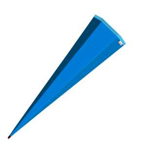 Roth Schultüte 85cm eckig Basteltüte pazifikblau