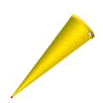 Roth Schultüte 70cm rund Basteltüte gelb