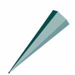 Roth Schultüte 85cm eckig Rohling ohne Verschluss