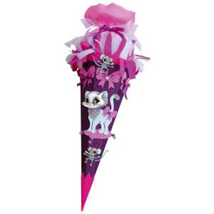 Roth Schultüten-Bastelset mit Moosgummiteilen, Kätzchen - Bastelset