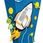 Roth Schultüte 68cm eckig Space - Bastelset