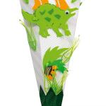 Roth Schultüten-Bastelset mit Moosgummiteilen, Dino - Bastelset