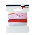 Präsent Schleifenband Einhorn 3er Karte 25/1/1cmx45m