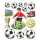 Roth HobbyFun XXL 3D-Sticker Fußball 15 Teile 30 x 30cm