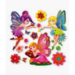 Roth HobbyFun XXL 3D-Sticker Fairy 15 Teile 30 x 30cm