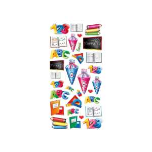 Roth HobbyFun Soft-Sticker Schule 30 Teile 10 x 20cm