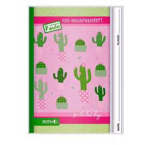 Roth Hausaufgabenheft für clevere Faule Kakteen A5 1 Woche 2 Seiten