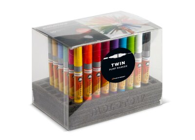 Molotow Acrylmarker One4All Acrylic Twin Complete Set, 50 Stück