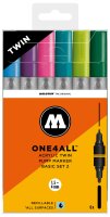 Molotow Acrylmarker One4All Acrylic Twin Etui Basic-Set...