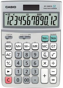 Casio Tischrechner DF120ECO 4971850185703