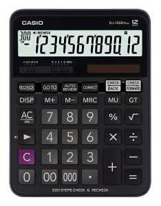 Casio Tischrechner DJ120D Plus mit Check & Correct Funktion